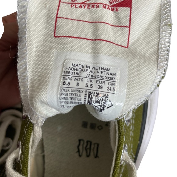 Converse Run Star Hike Low Platform Sneakers Dark Moss Green Wms 8 Mens 6.5 NEW - Picture 8 of 10